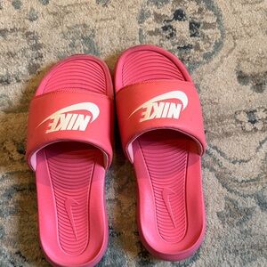Nike Bright Pink Slide Sandals
